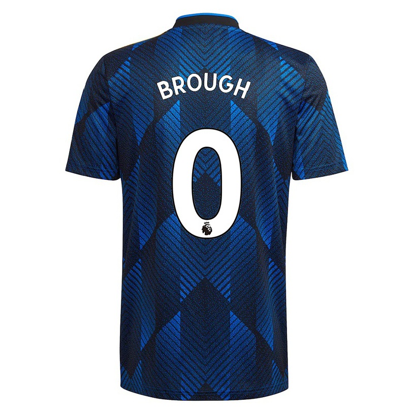 Hombre Fútbol Camiseta Emily Brough #0 Azul Oscuro 3ª Equipación 2021/22 La Camisa Chile