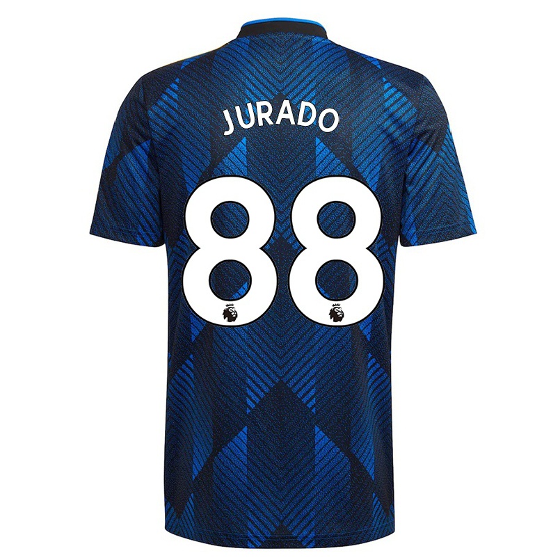 Hombre Fútbol Camiseta Marc Jurado #88 Azul Oscuro 3ª Equipación 2021/22 La Camisa Chile