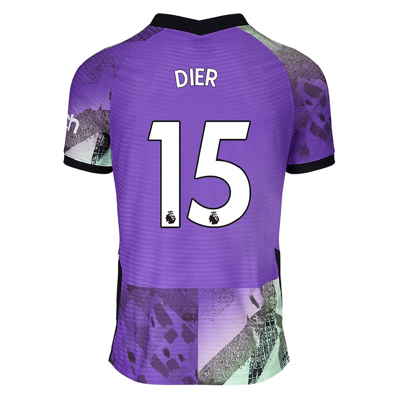 Hombre Fútbol Camiseta Eric Dier #15 Violeta 3ª Equipación 2021/22 La Camisa Chile