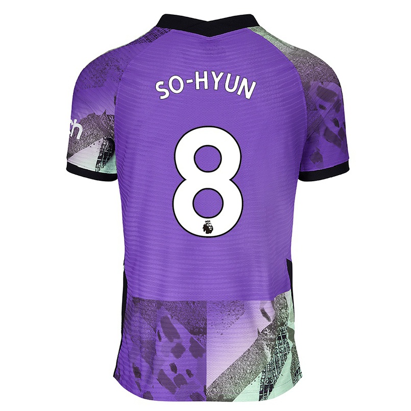 Hombre Fútbol Camiseta Cho So-hyun #8 Violeta 3ª Equipación 2021/22 La Camisa Chile