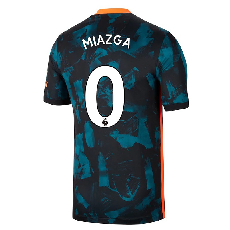 Hombre Fútbol Camiseta Matt Miazga #0 Azul Oscuro 3ª Equipación 2021/22 La Camisa Chile
