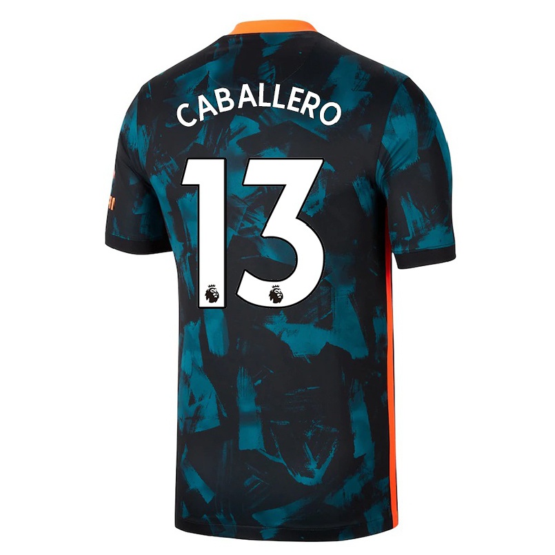 Hombre Fútbol Camiseta Willy Caballero #13 Azul Oscuro 3ª Equipación 2021/22 La Camisa Chile