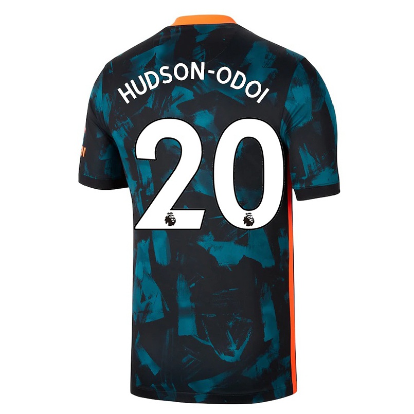Hombre Fútbol Camiseta Callum Hudson-odoi #20 Azul Oscuro 3ª Equipación 2021/22 La Camisa Chile