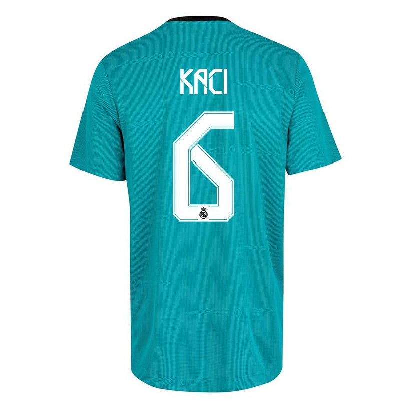Hombre Fútbol Camiseta Aurelie Kaci #6 Verde Claro 3ª Equipación 2021/22 La Camisa Chile