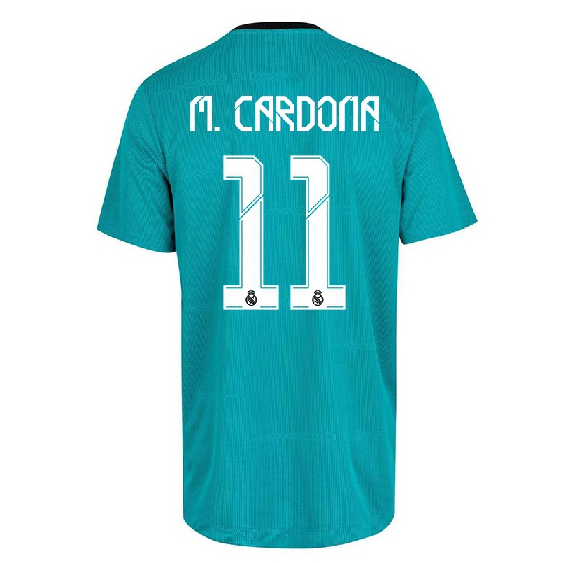 Hombre Fútbol Camiseta Marta Cardona #11 Verde Claro 3ª Equipación 2021/22 La Camisa Chile