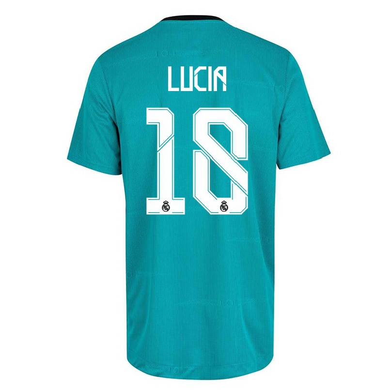 Hombre Fútbol Camiseta Lucia Rodriguez #18 Verde Claro 3ª Equipación 2021/22 La Camisa Chile