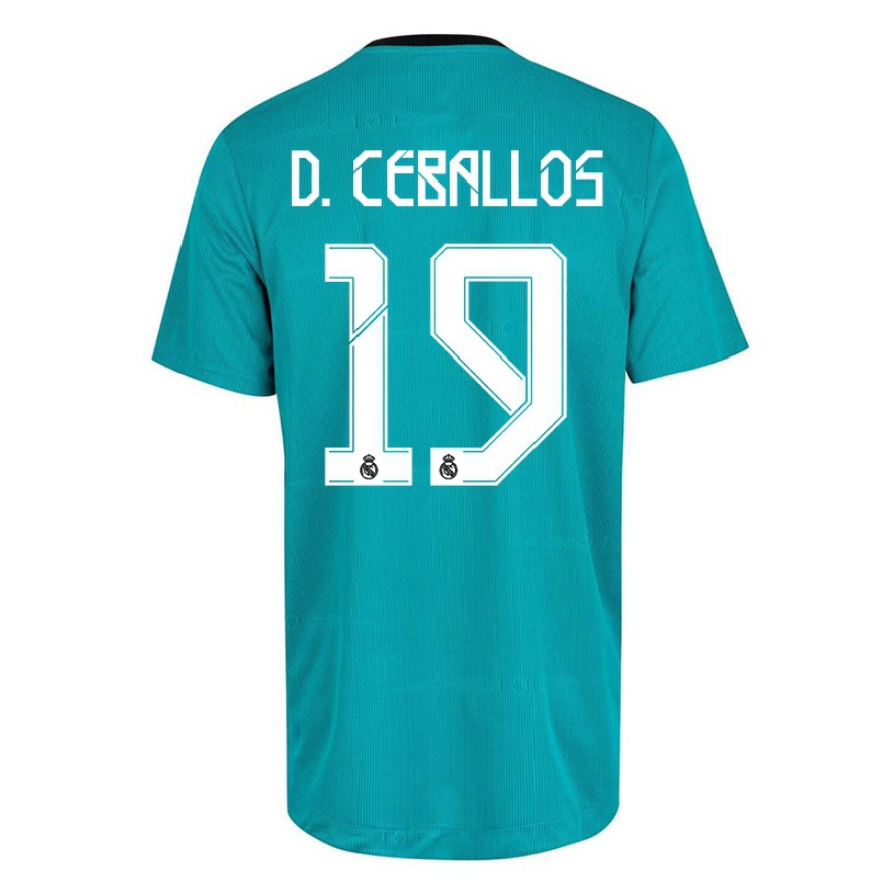 Hombre Fútbol Camiseta Dani Ceballos #19 Verde Claro 3ª Equipación 2021/22 La Camisa Chile