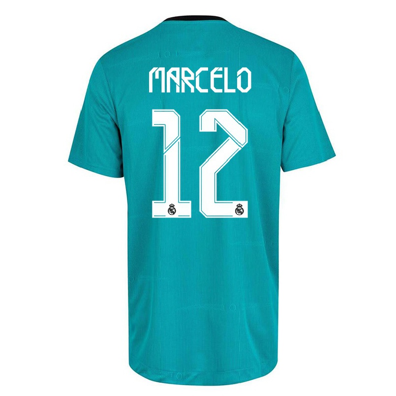 Hombre Fútbol Camiseta Marcelo #12 Verde Claro 3ª Equipación 2021/22 La Camisa Chile