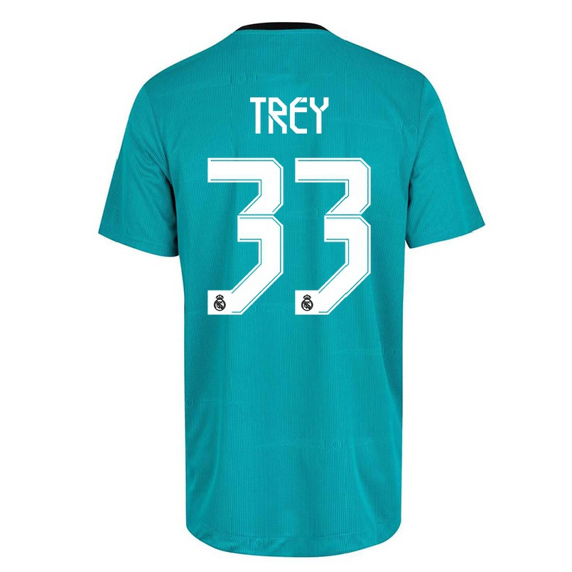 Hombre Fútbol Camiseta Thompkins Trey #33 Verde Claro 3ª Equipación 2021/22 La Camisa Chile