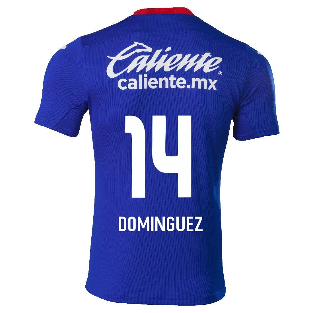Hombre Fútbol Camiseta Misael Dominguez #14 1ª Equipación Azul Real 2020/21 La Camisa Chile