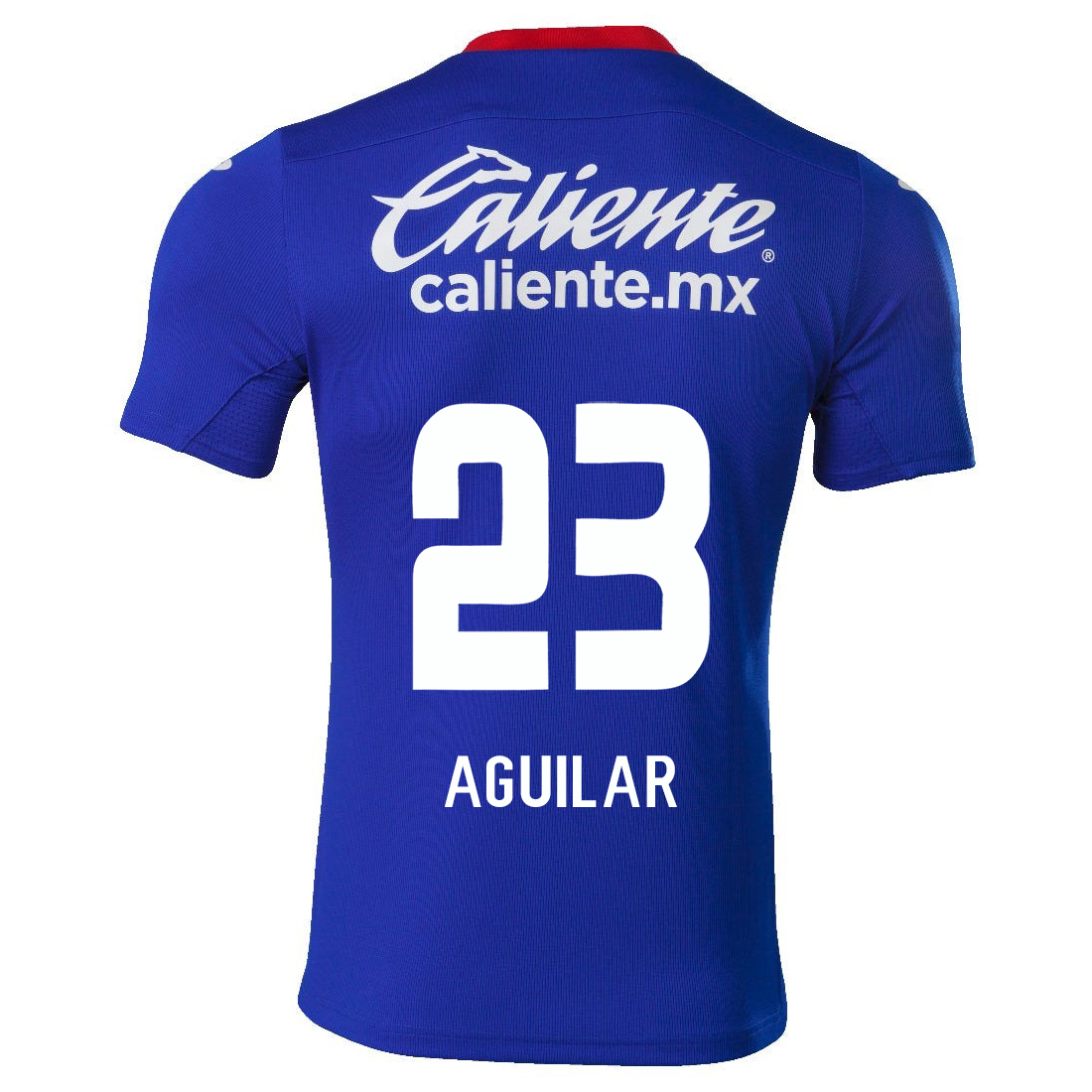 Hombre Fútbol Camiseta Pablo Aguilar #23 1ª Equipación Azul Real 2020/21 La Camisa Chile