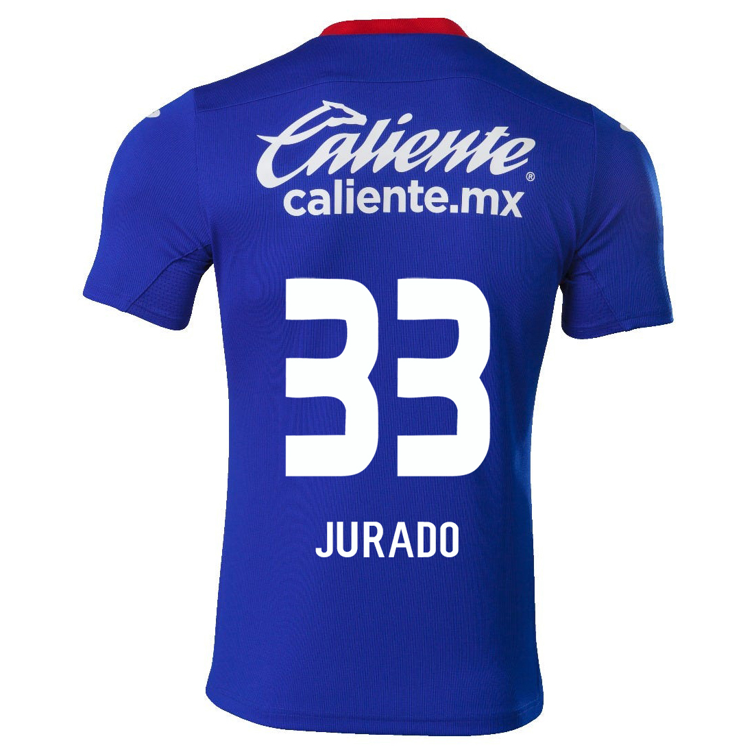 Hombre Fútbol Camiseta Sebastian Jurado #33 1ª Equipación Azul Real 2020/21 La Camisa Chile