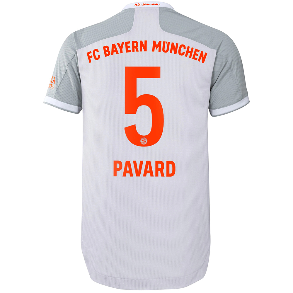 Hombre Fútbol Camiseta Benjamin Pavard #5 2ª Equipación Gris 2020/21 La Camisa Chile