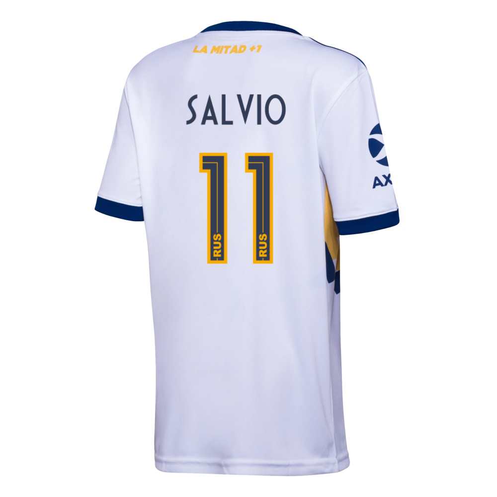Hombre Fútbol Camiseta Eduardo Salvio #11 2ª Equipación Blanco 2020/21 La Camisa Chile