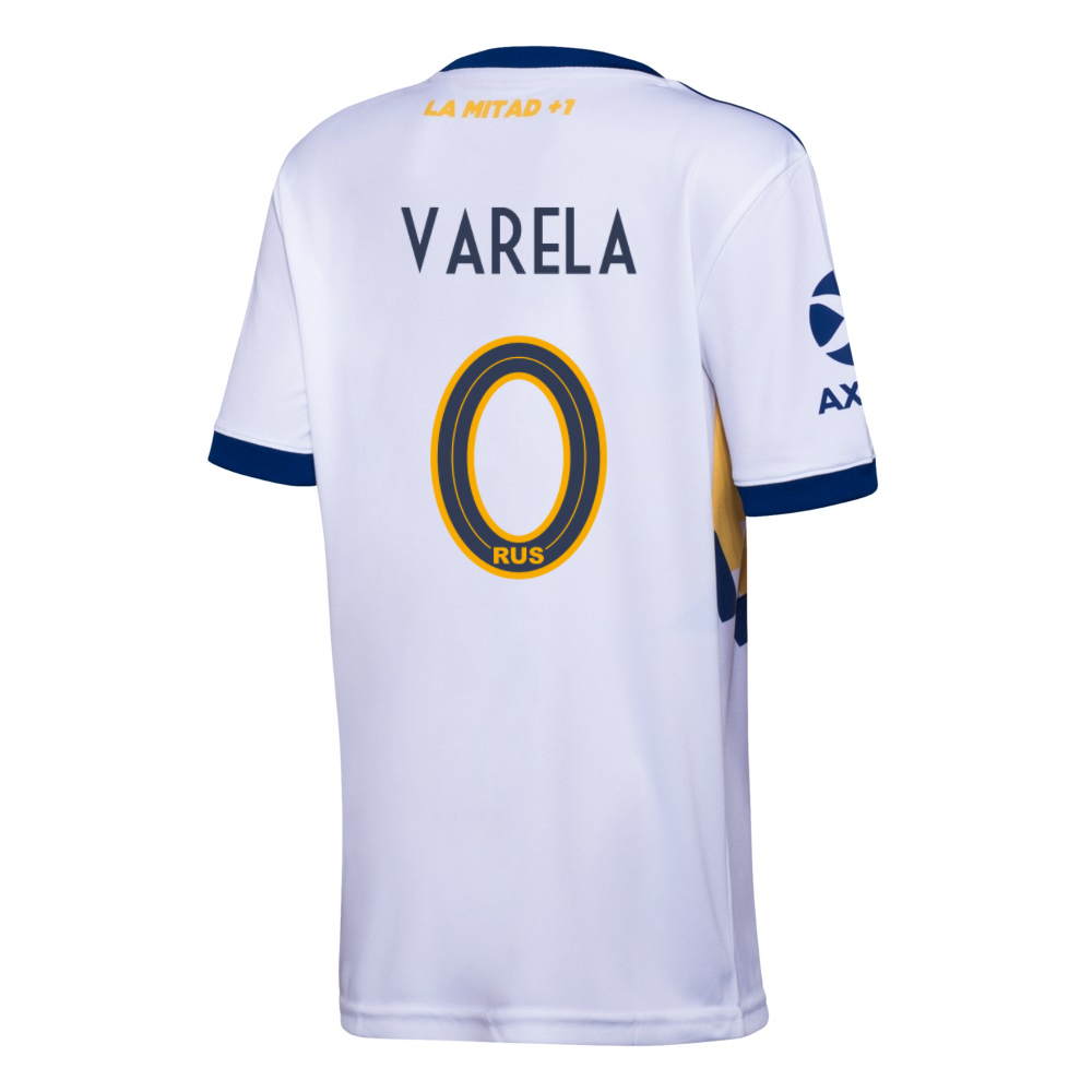 Hombre Fútbol Camiseta Alan Varela #0 2ª Equipación Blanco 2020/21 La Camisa Chile