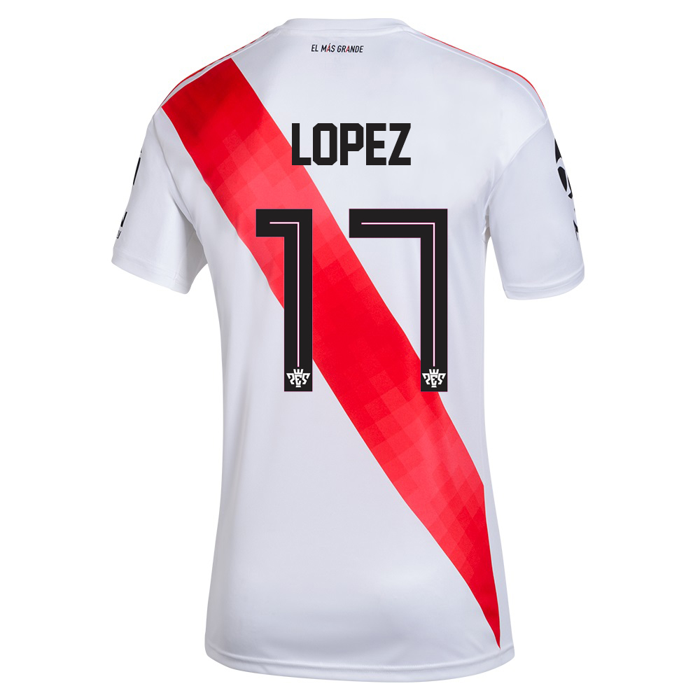 Hombre Fútbol Camiseta Elias Lopez #17 1ª Equipación Blanco 2020/21 La Camisa Chile