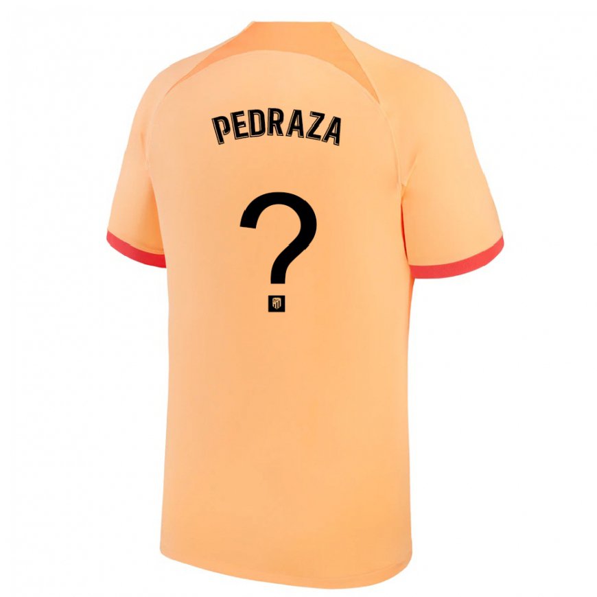 Kandiny Hombre Camiseta Alfredo Pedraza #0 Naranja Claro Equipación Tercera 2022/23 La Camisa Chile