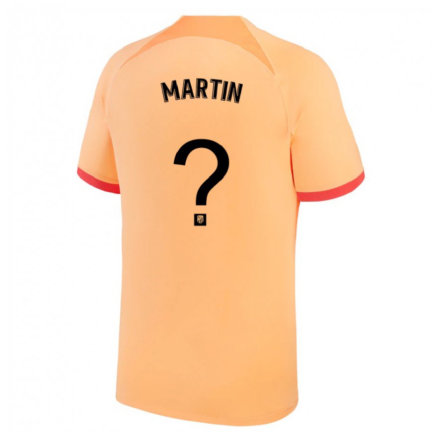 Kandiny Hombre Camiseta Carlos Martin #0 Naranja Claro Equipación Tercera 2022/23 La Camisa Chile