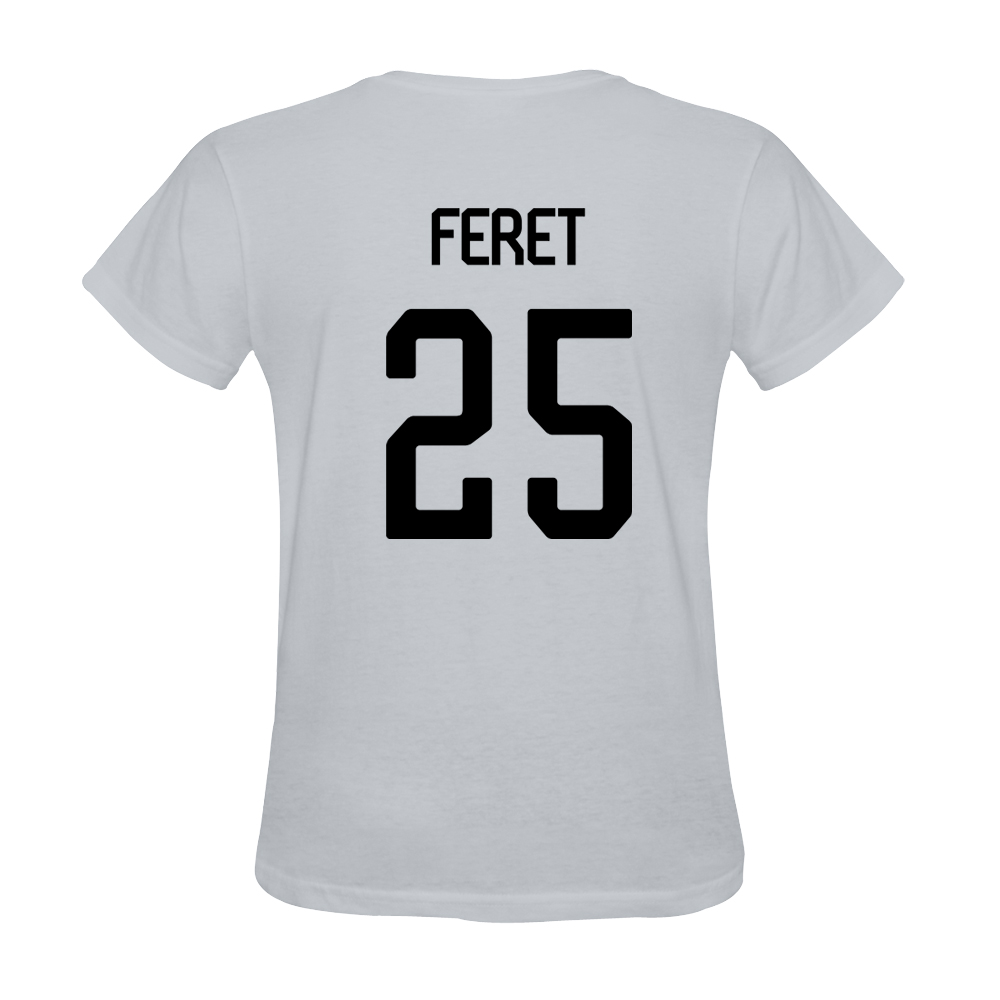 Hombre Julien Feret #25 Blanca Camiseta La Camisa Chile