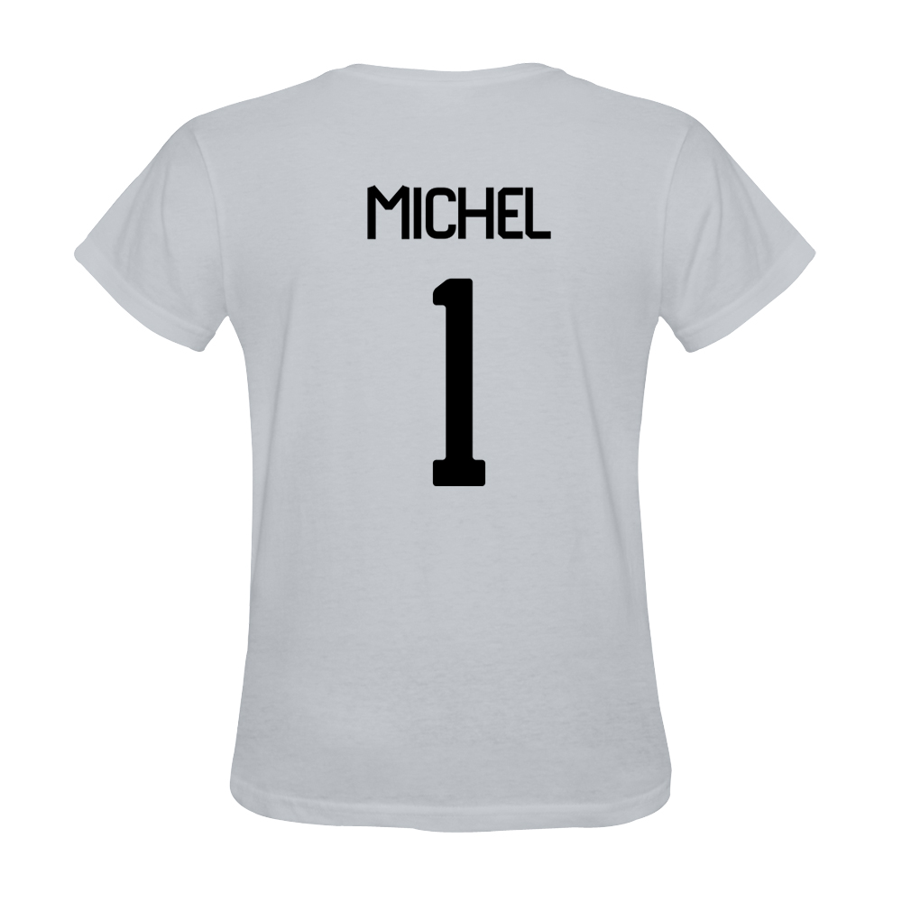 Hombre Mathieu Michel #1 Blanca Camiseta La Camisa Chile