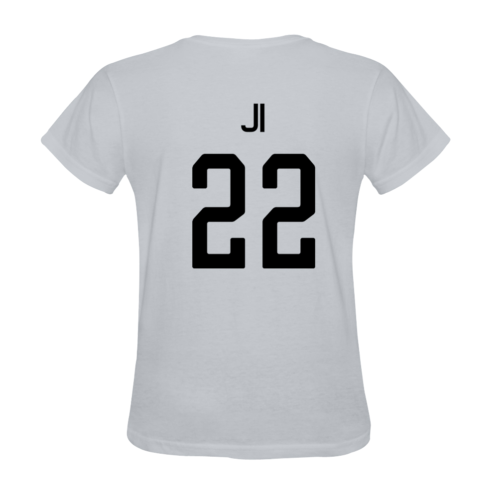 Hombre Ji Xiaoxuan #22 Blanca Camiseta La Camisa Chile