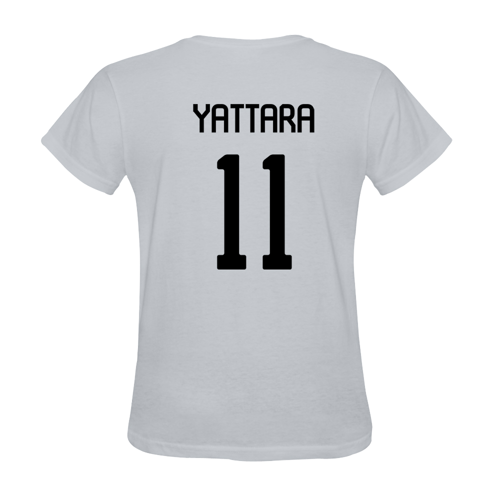 Hombre Mohamed Yattara #11 Blanca Camiseta La Camisa Chile