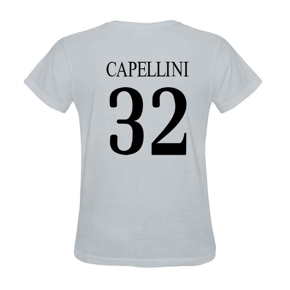 Hombre Nicola Capellini #32 Blanca Camiseta La Camisa Chile