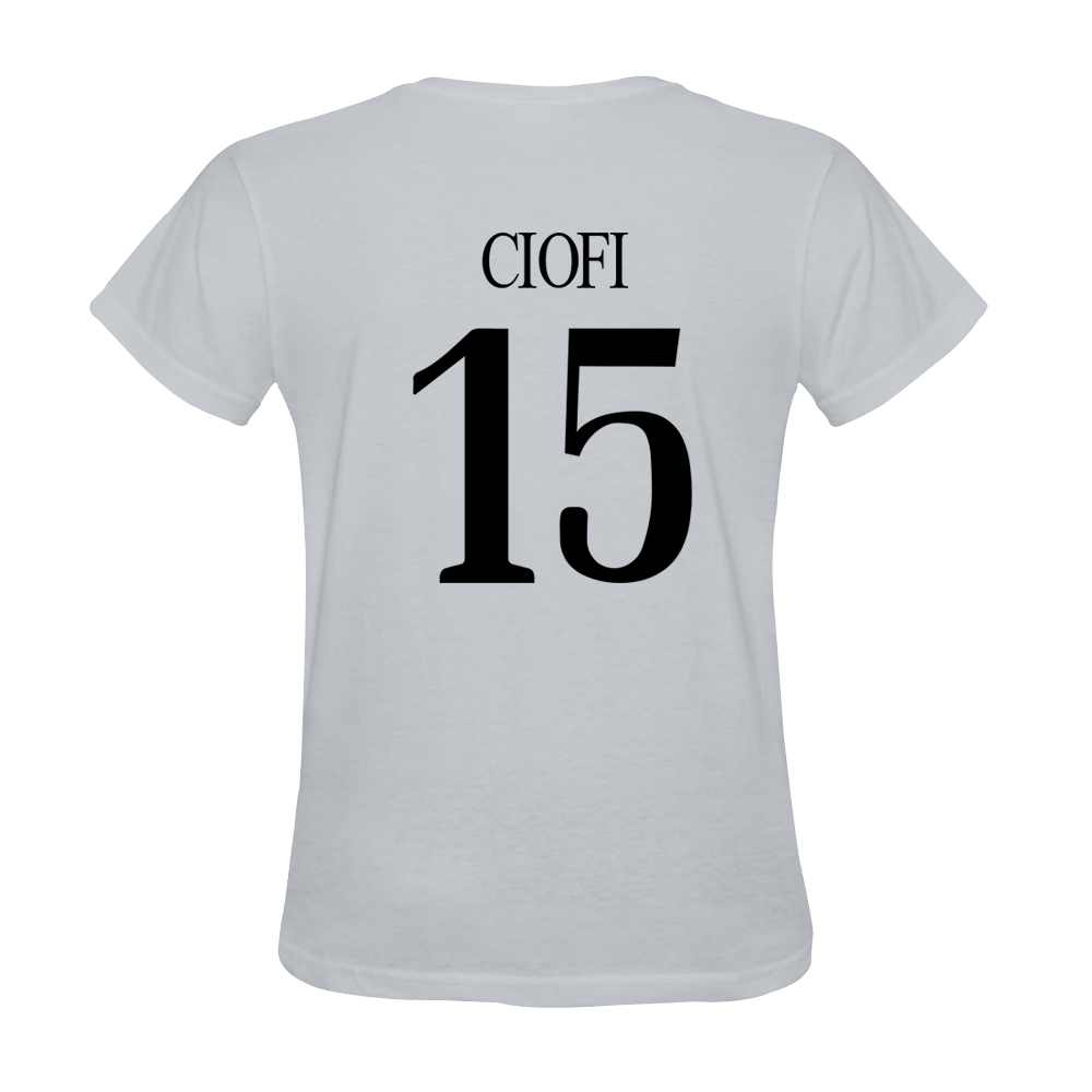 Hombre Andrea Ciofi #15 Blanca Camiseta La Camisa Chile