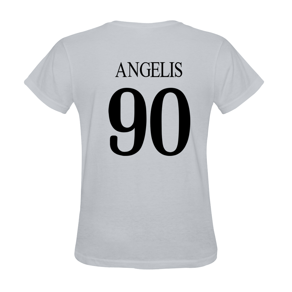 Hombre Ciro De Angelis #90 Blanca Camiseta La Camisa Chile