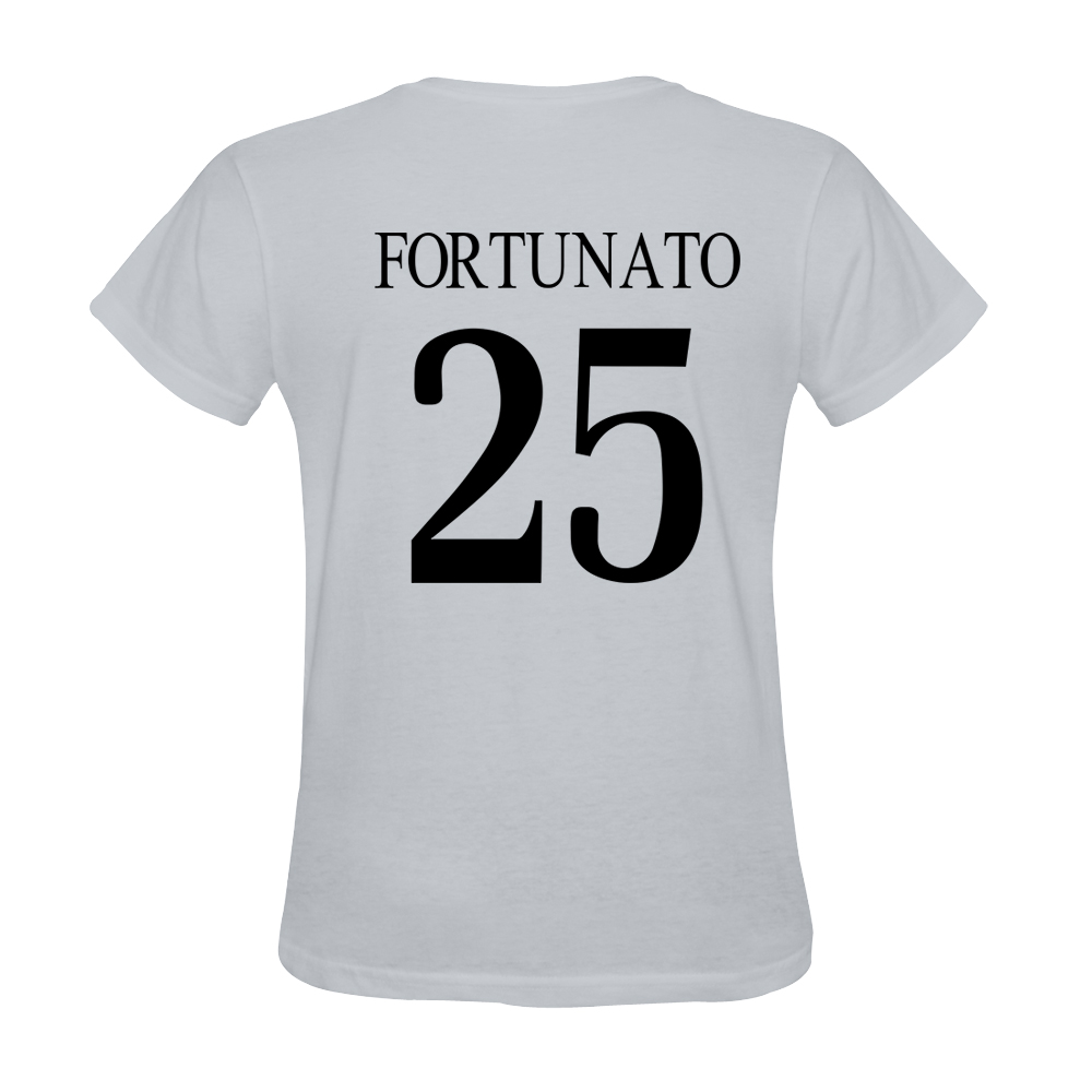 Hombre Jacopo Fortunato #25 Blanca Camiseta La Camisa Chile