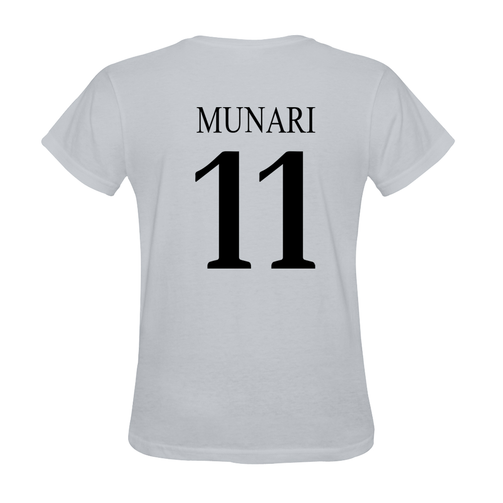 Hombre Davide Munari #11 Blanca Camiseta La Camisa Chile