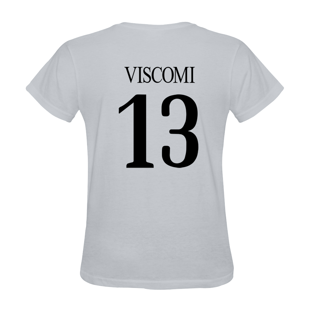 Hombre Francesco Viscomi #13 Blanca Camiseta La Camisa Chile