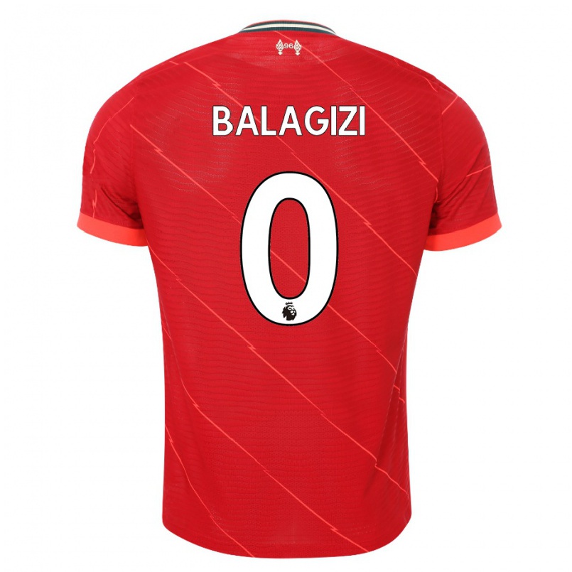 Mujer Fútbol Camiseta James Balagizi #0 Rojo 1ª Equipación 2021/22 La Camisa Chile