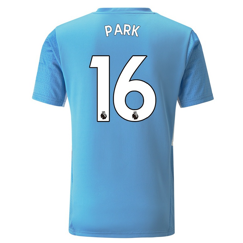 Mujer Fútbol Camiseta Jess Park #16 Azul 1ª Equipación 2021/22 La Camisa Chile