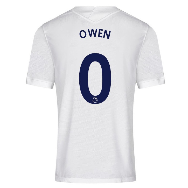 Mujer Fútbol Camiseta Riley Owen #0 Blanco 1ª Equipación 2021/22 La Camisa Chile