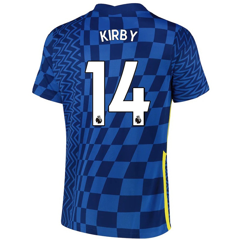 Mujer Fútbol Camiseta Fran Kirby #14 Azul Oscuro 1ª Equipación 2021/22 La Camisa Chile