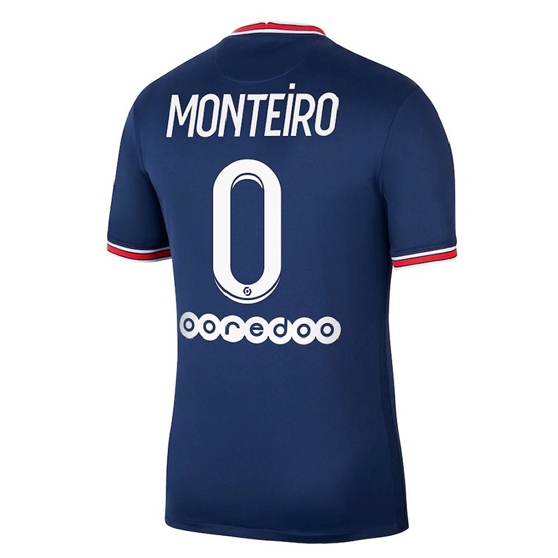 Mujer Fútbol Camiseta Monteiro #0 Azul Oscuro 1ª Equipación 2021/22 La Camisa Chile