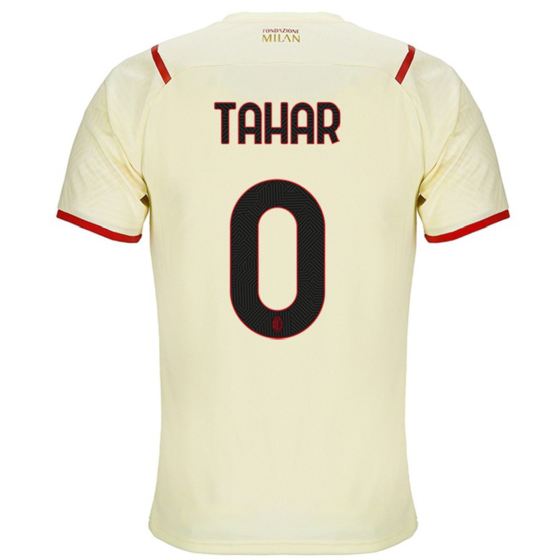 Mujer Fútbol Camiseta Riad Tahar #0 Champaña 2ª Equipación 2021/22 La Camisa Chile