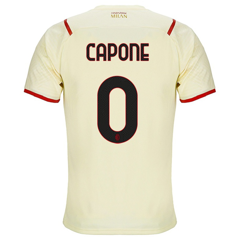 Mujer Fútbol Camiseta Andrea Capone #0 Champaña 2ª Equipación 2021/22 La Camisa Chile