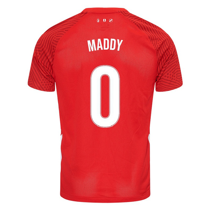 Mujer Fútbol Camiseta Eros Maddy #0 Rojo 1ª Equipación 2021/22 La Camisa Chile