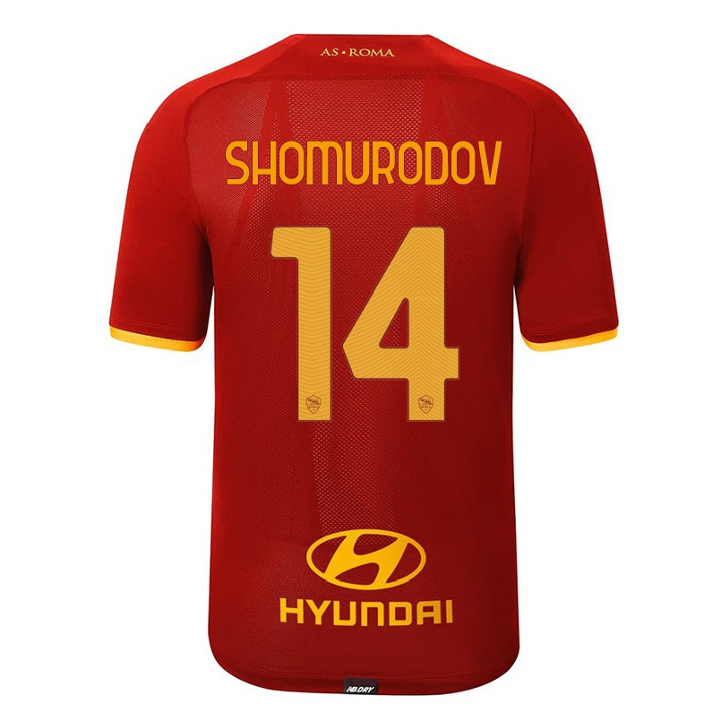 Mujer Fútbol Camiseta Eldor Shomurodov #14 Rojo 1ª Equipación 2021/22 La Camisa Chile
