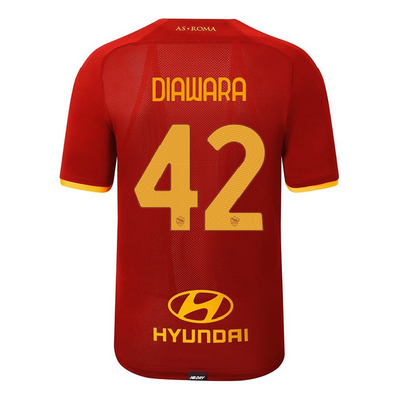 Mujer Fútbol Camiseta Amadou Diawara #42 Rojo 1ª Equipación 2021/22 La Camisa Chile