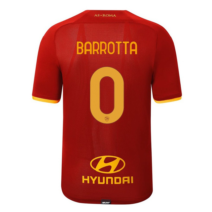 Mujer Fútbol Camiseta Tommaso Barrotta #0 Rojo 1ª Equipación 2021/22 La Camisa Chile