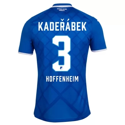 Hombre Pavel Kaderabek 3 1ª Equipación Azul Camiseta 2019/20 La Camisa Chile
