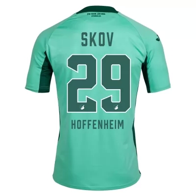 Hombre Robert Skov 29 2ª Equipación Verde Camiseta 2019/20 La Camisa Chile
