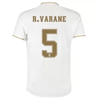 Hombre Raphael Varane 5 1ª Equipación Blanco Camiseta 2019/20 La Camisa Chile