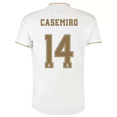 Hombre Casemiro 14 1ª Equipación Blanco Camiseta 2019/20 La Camisa Chile