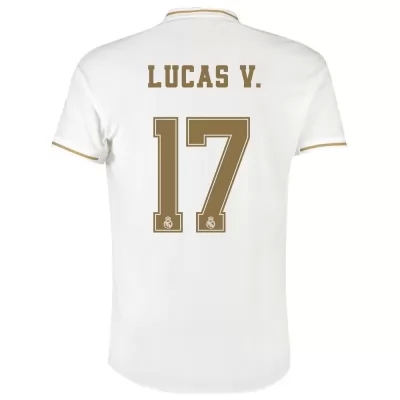 Hombre Lucas Vazquez 17 1ª Equipación Blanco Camiseta 2019/20 La Camisa Chile