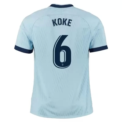 Hombre Koke 6 3ª Equipación Azul Camiseta 2019/20 La Camisa Chile
