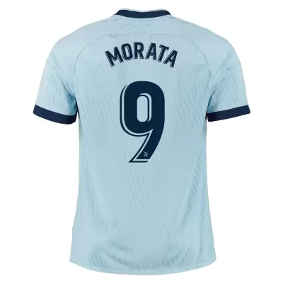 Hombre Alvaro Morata 9 3ª Equipación Azul Camiseta 2019/20 La Camisa Chile